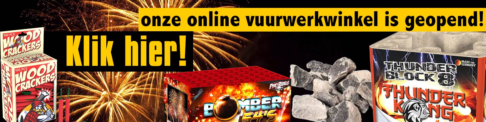 Bestel nu uw vuurwerk